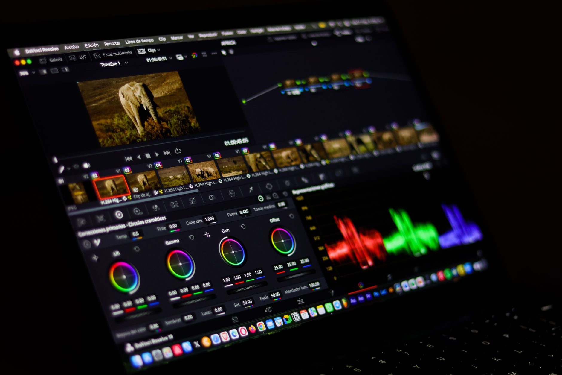 Video post production suite