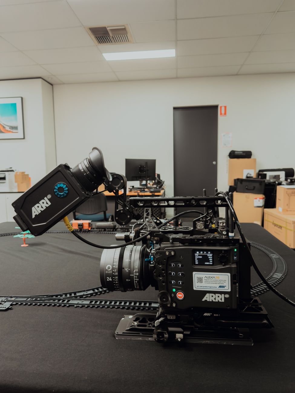 Product showcase filming