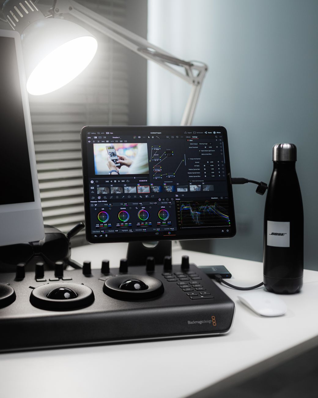 Sound editing studio
